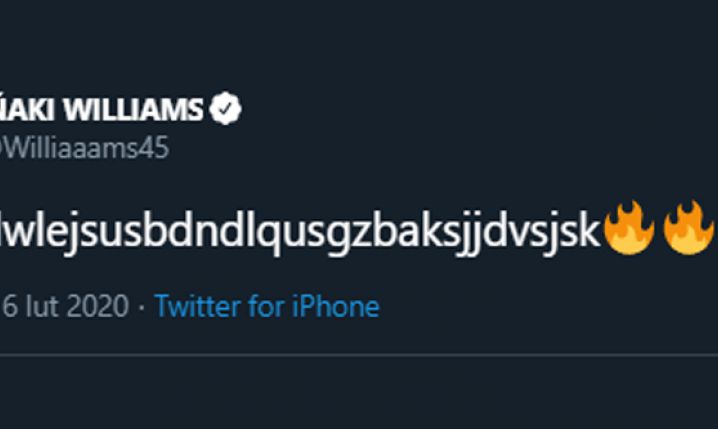 Tweet Iñakiego Williamsa po wyeliminowaniu Barcy! :D